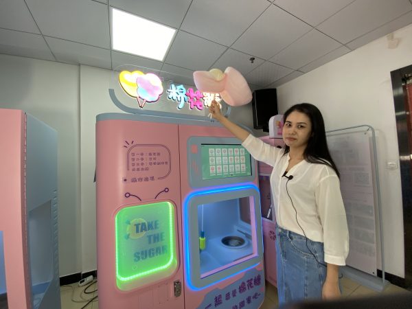 2022 Best Cotton Candy Vending Machine Made In China|Factory Price Cotton Candy Vending Machine For Sale